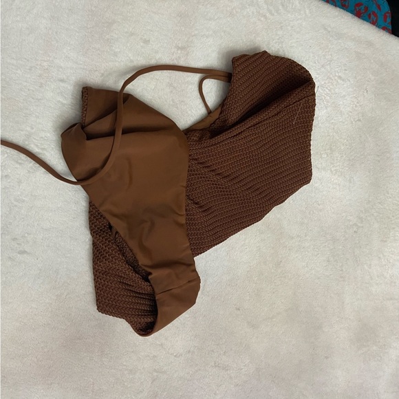 New! VDM x Free People Suki cappuccino brown one piece swimsuit 28543 - Picture 8 of 14